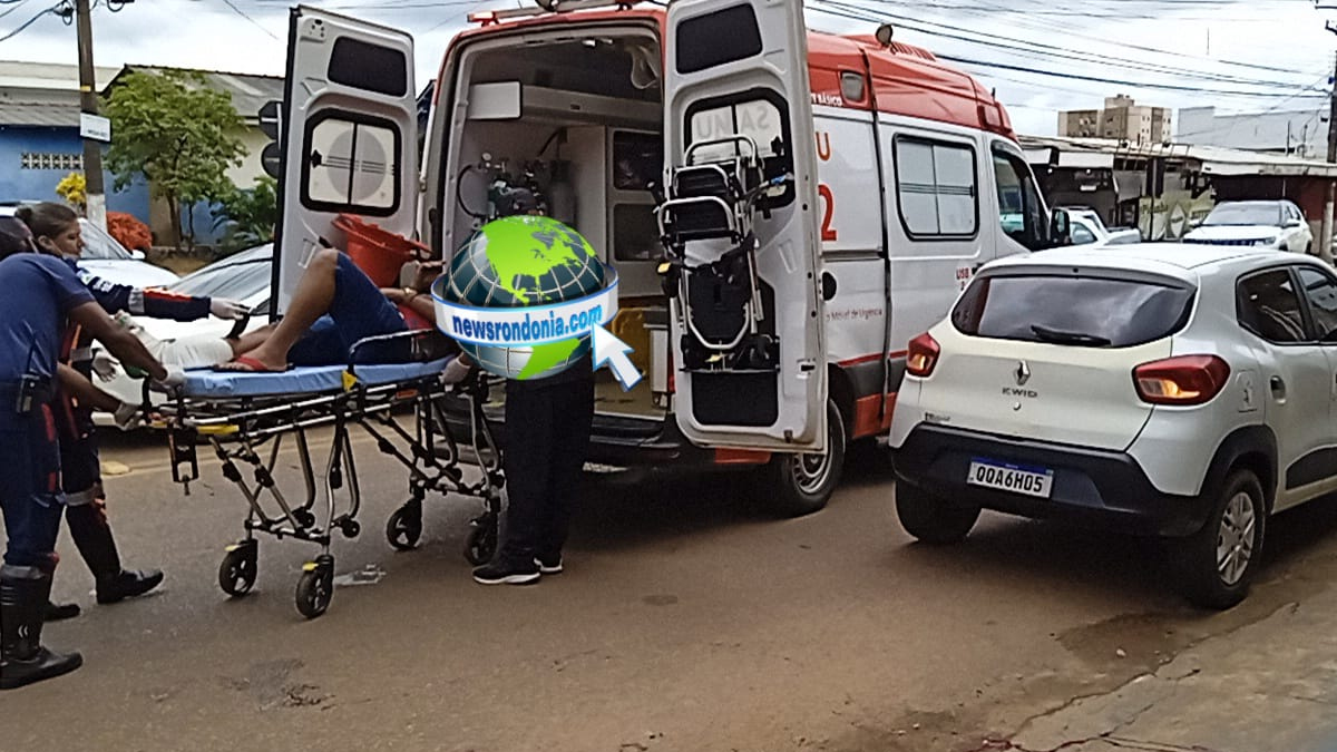 Socorrista do Samu sofre grave acidente na Avenida Calama