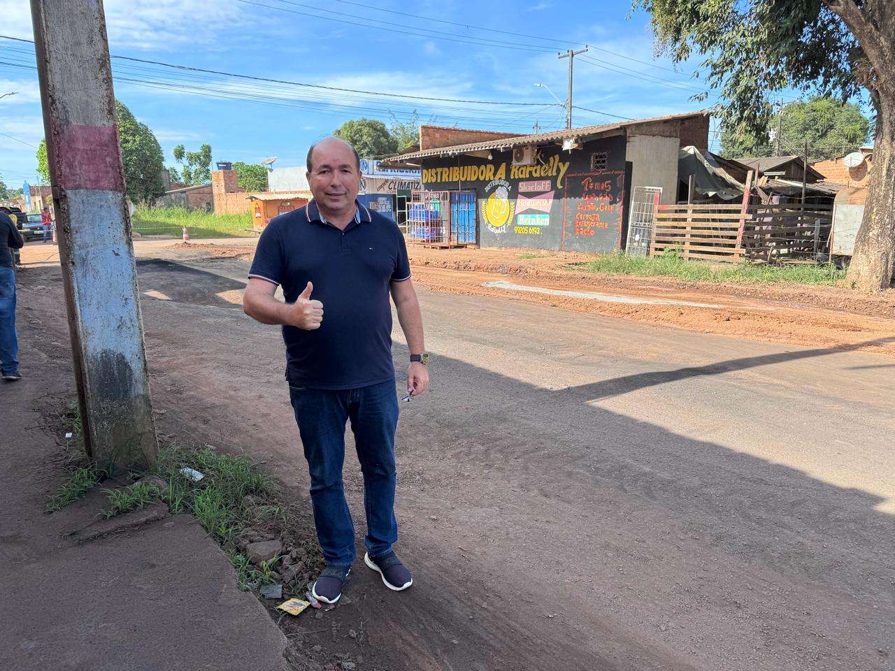 SEMOB atende urgência solicitada por Edwilson Negreiros e determina restauração de via no Jardim Santana