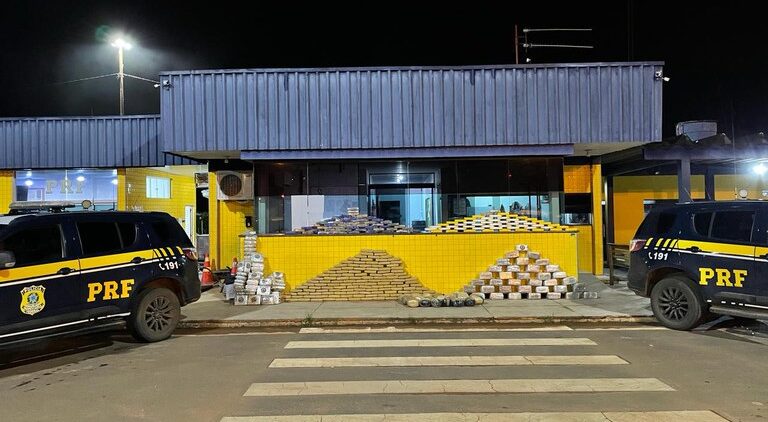 PRF apreende mais 400 kg de entorpecentes em Vilhena