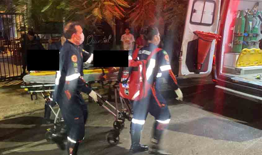 Homem leva tiros no centro de Porto Velho Homem leva tiros no centro de Porto Velho