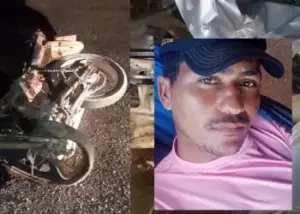 Acidente envolvendo motocicleta e veículo de passeio resulta em vítima fatal