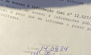 Revista protocola solicitação de informações pela falta de transparência da Câmara de Vereadores de Porto Velho