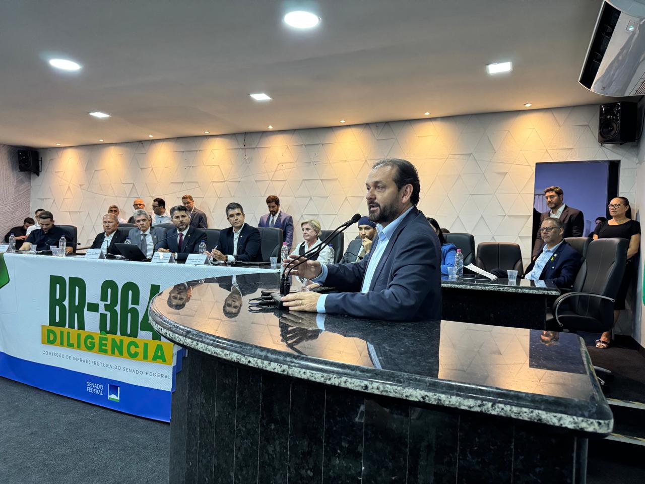 Deputado Laerte Gomes cobra melhorias urgentes no Anel Viário e BR-429 durante audiência da Comissão de Infraestrutura em Ji-Paraná