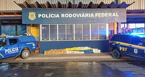 PRF e PM apreendem mais de 300 quilos de drogas em operação na BR-421, em Rondônia