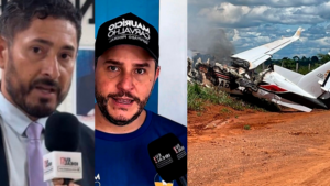 www.deixaeutefalar.com.br Avião com deputado federal e vereador faz pouso forçado e pega fogo em distrito de Porto Velho