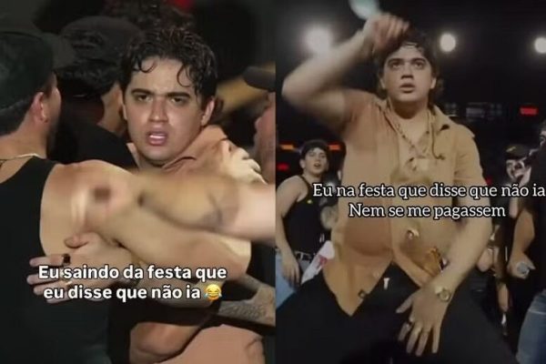 Embriaguez de Natanzinho em show no Ceará vira meme, e ele entra na brincadeira