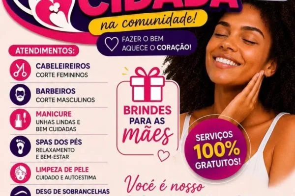 Gedeão Negreiros promove “Domingão da Beleza Cidadã” no Areia Branca