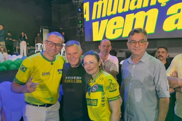Pré-candidata a deputada federal, Sofia Andrade prestigia lançamento de Marcos Rogério e Delegado Camargo