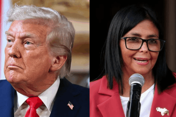 Trump se reúne com vice de Maduro pela 1ª vez após captura Trump se reúne com vice de Maduro pela 1ª vez após captura