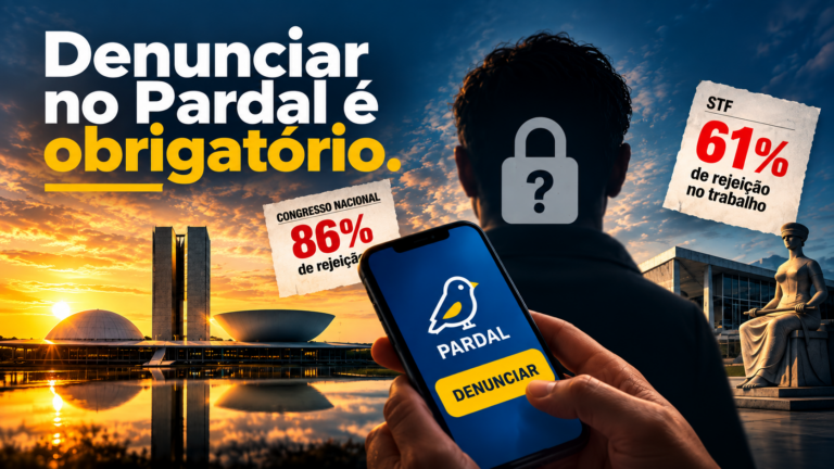 Desconfiança na política reduz disposição de denunciar mesmo com sigilo garantido no Pardal