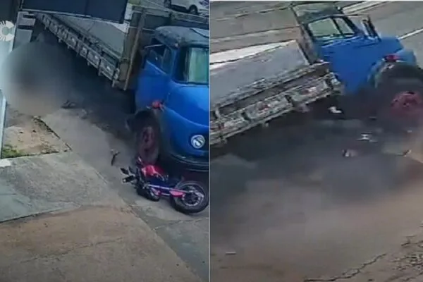 Motociclista é arrastado por carreta na Avenida Mário Covas, em Belém
