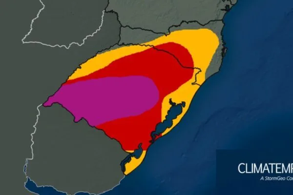 RS terá tempestades e ventos de 100 km/h no fim de semana
