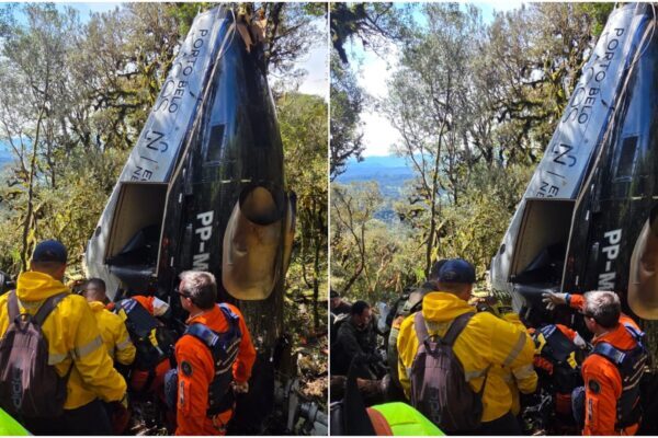FAB estima queda de helicóptero com cantor Rick um minuto após último sinal