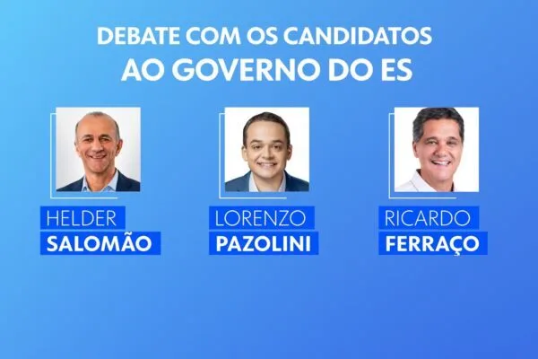 Candidatos ao governo do ES debatem na TV Gazeta