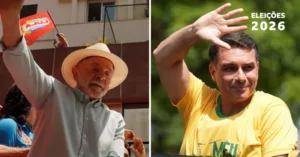 Pesquisas mostram empate técnico entre Lula e Flávio Bolsonaro Pesquisas mostram empate técnico entre Lula e Flávio Bolsonaro
