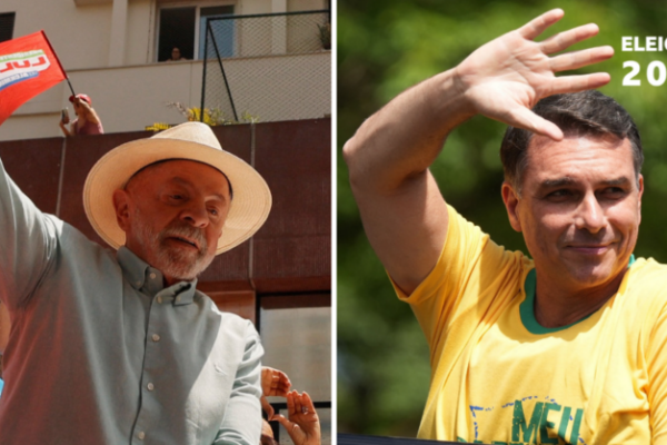 Pesquisas mostram empate técnico entre Lula e Flávio Bolsonaro