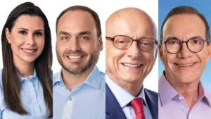 Eleição ao Senado em SC tem três candidatos empatados