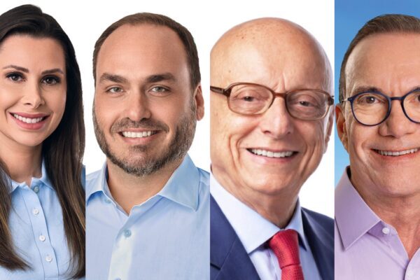 Eleição ao Senado em SC tem três candidatos empatados