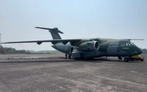 FAB usa KC-390 no combate a incêndios no Amazonas FAB usa KC-390 no combate a incêndios no Amazonas