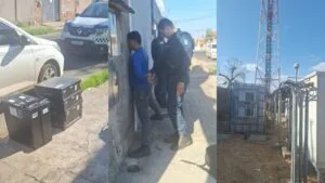 Homem é preso suspeito de furtar baterias de torre de telefonia em Teresina