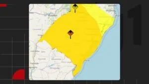 Todo o RS em alerta para temporais com granizo nesta quinta