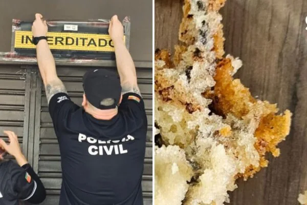 Dona de confeitaria é presa após rato ser achado em bolo no RS Dona de confeitaria é presa após rato ser achado em bolo no RS