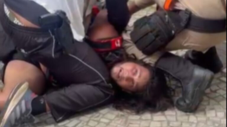 Entregador desmaia após choque de guarda em Ipanema, diz testemunha