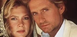 Michael Douglas admite romance com Kathleen Turner nas filmagens Michael Douglas admite romance com Kathleen Turner nas filmagens