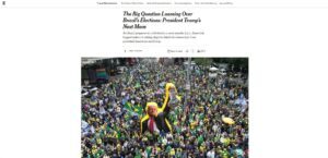 www.deixaeutefalar.com.br Imprensa internacional destaca eleição brasileira e ‘fator Trump’