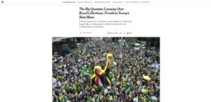 Imprensa internacional destaca eleição brasileira e 'fator Trump'