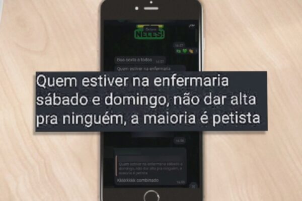 Médica afastada após mensagem sobre não dar alta a petistas em Goiânia
