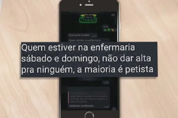 Médica afastada após mensagem sobre não dar alta a petistas em Goiânia