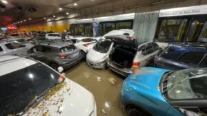 Mulher morre soterrada em deslizamento durante temporal em SP Mulher morre soterrada em deslizamento durante temporal em SP