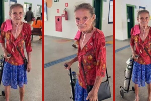 Sem um pulmão, eleitora de 70 anos vai votar com cilindro de oxigênio