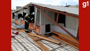 Incêndio atinge telhado de hospital em Guarantã do Norte