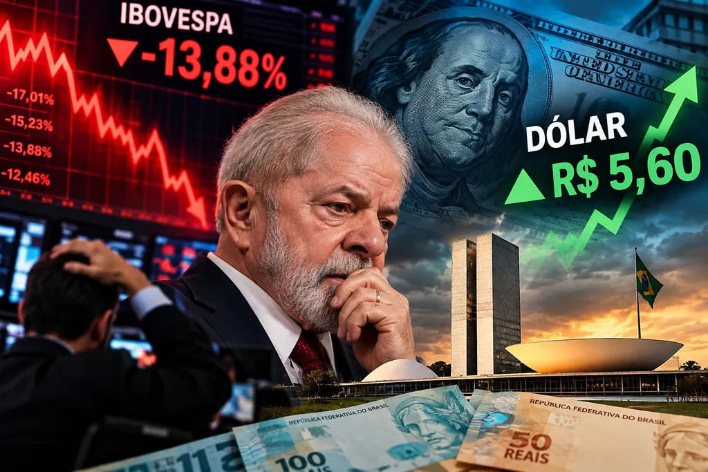 Bolsa despenca, dólar dispara e governo anuncia medidas após reeleição de Lula Bolsa despenca, dólar dispara e governo anuncia medidas após reeleição de Lula