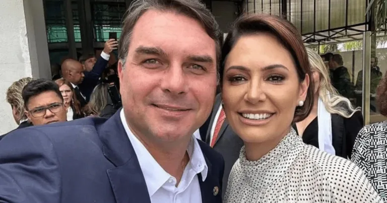 Michelle evita agendas com Flávio e foca em Celina Leão no DF