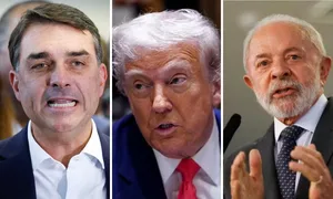 Trump fez várias declarações sobre eleição no Brasil e fuga de Flávio