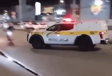 Policiais que atropelaram motociclista em SC serão investigados