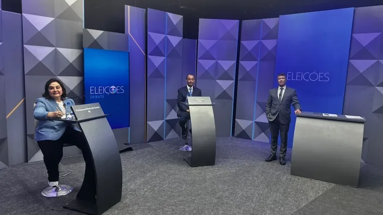 Omar Aziz e Maria do Carmo debatem 2º turno no Amazonas